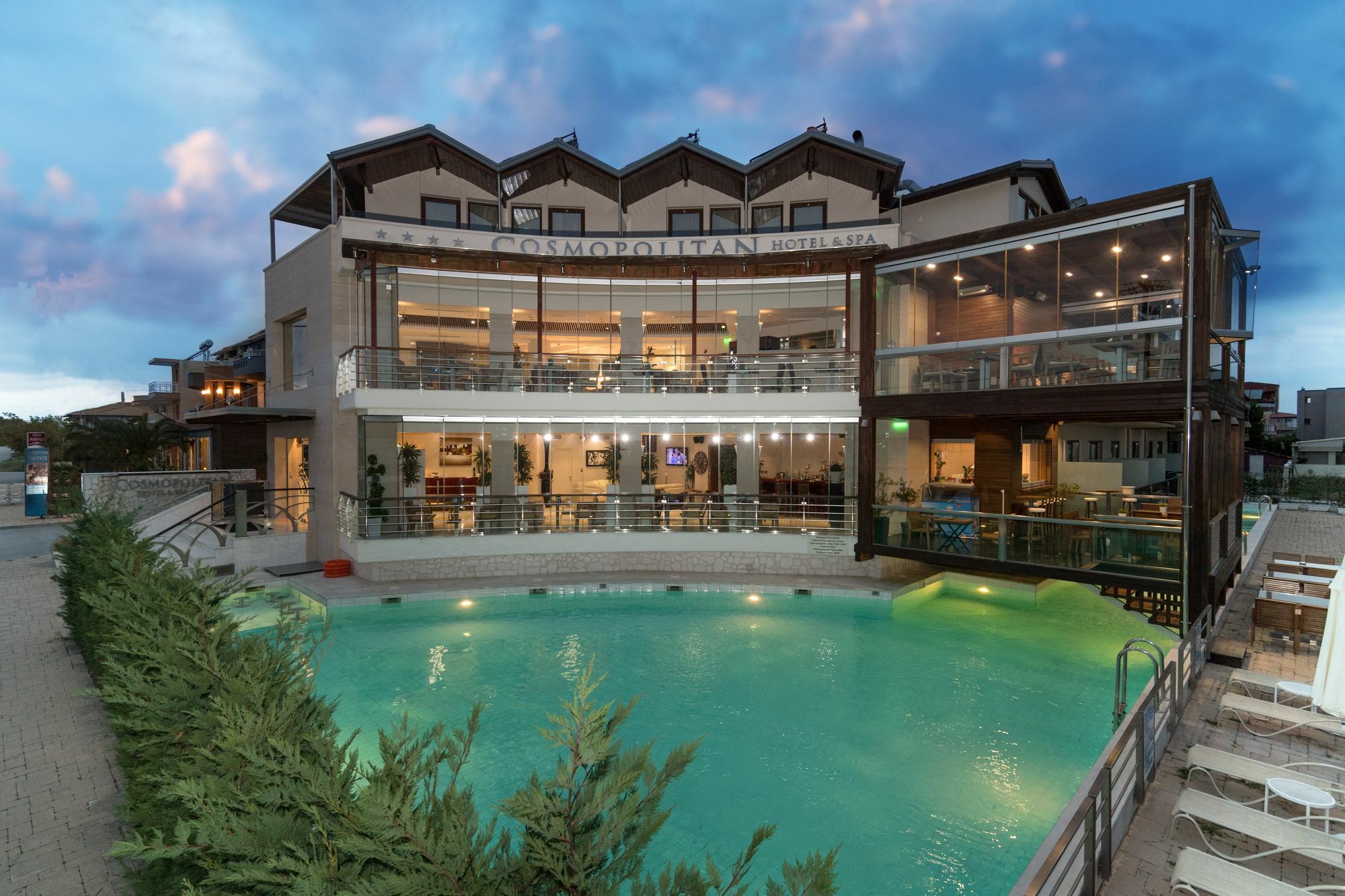 Cosmopolitan Hotel & Spa Paralia Katerinis Bagian luar foto