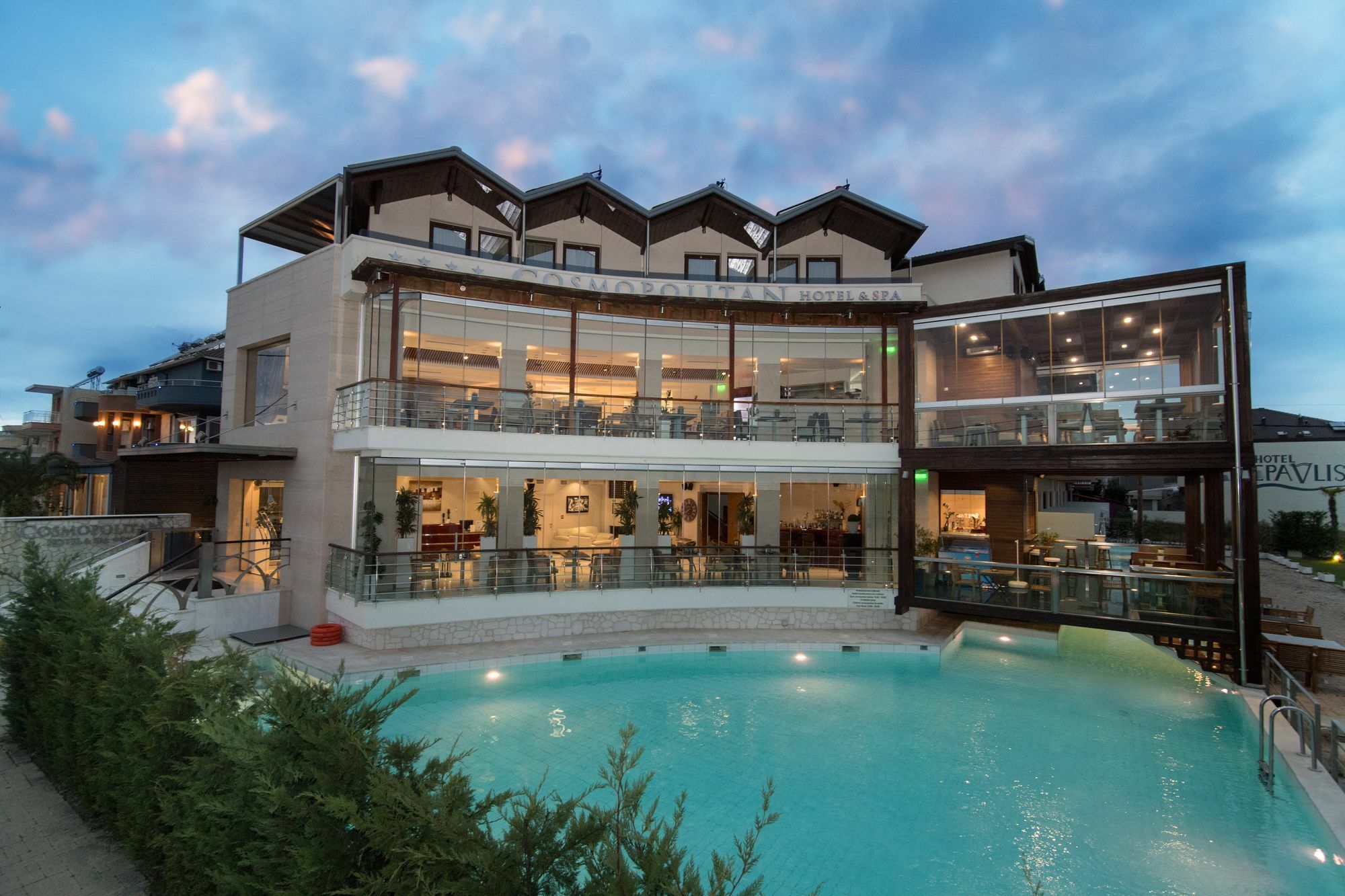Cosmopolitan Hotel & Spa Paralia Katerinis Bagian luar foto